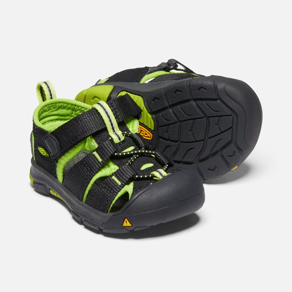 Sandales Keen Enfant Noir/Vert | Newport H2 | ZXQSL-2834